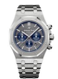 Audemars Piguet Royal Oak 41-26331IP.OO.1220IP.01 (Platinum & Titanium Bracelet, Grande Tapisserie Slate-grey Index Dial, Platinum Smooth Bezel) (26331IP.OO.1220IP.01)