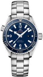 Omega Seamaster Planet Ocean 600M 37.5-232.90.38.20.03.001 (Titanium Bracelet, Blue Arabic/Index Dial, Rotating Blue Ceramic Bezel) (Omega 232.90.38.20.03.001)