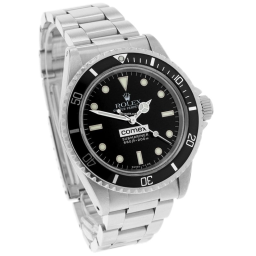 Rolex Submariner 40-5514 (Oystersteel Oyster Bracelet, Black Diver Dial, White Hands/Hour Markers, Black Aluminum Bezel)