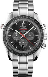 Omega Speedmaster Non-Moonwatch 44.25-311.30.44.51.01.001 (Stainless Steel Bracelet, Sun-brushed Black Index Dial, Black Tachymeter Bezel) (Omega 311.30.44.51.01.001)