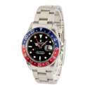 Rolex GMT-Master 40-16750 (Oystersteel Oyster Bracelet, Black Nipple Dial, Blue/Red Pepsi Aluminum Bezel)