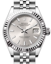 Rolex Lady-Datejust 28-279174 (Oystersteel Jubilee Bracelet, Silver Index Dial, Fluted Bezel) (m279174-0005)