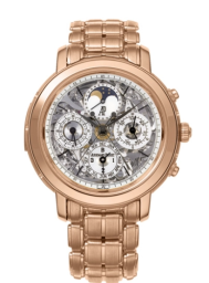 Audemars Piguet Jules Audemars 42-26023OR.OO.1138OR.01 (Pink Gold Bracelet, Transparent Sapphire Openworked Index Dial, Pink Gold Smooth Bezel) (26023OR.OO.1138OR.01)