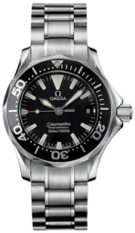 Omega Seamaster Diver 300M 28-2284.50.00 (Stainless Steel Bracelet, Wave-embossed Black Index Dial, Rotating Black Ceramic Bezel) (Omega 2284.50.00)