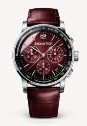 Audemars Piguet Code 11.59 41-26393BC.OO.A068CR.01.99 (Burgundy Alligator Leather Strap, Smoked-lacquered Burgundy Sunburst Index Dial, White Gold Smooth Bezel) (26393BC.OO.A068CR.01.99)