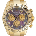 Rolex Daytona 116528NG (Yellow Gold Oyster Bracelet, Black MOP Diamond Dial, Gold Subdials)