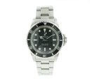 Rolex Submariner 40-5513 (Oystersteel Oyster Bracelet, Black Diver Dial, White Hands/Hour Markers, Black Aluminum Bezel)