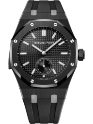 Audemars Piguet Royal Oak 42-26591CE.OO.D002CA.02 (Black Rubber Strap, Grande Tapisserie Black Index Dial, Black Ceramic Smooth Bezel) (26591CE.OO.D002CA.02)