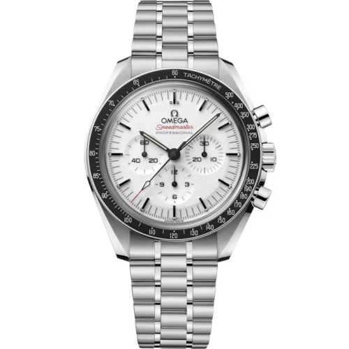 Omega Speedmaster Moonwatch 42-310.30.42.50.04.001 (Stainless Steel Bracelet, White Index Dial, Black Tachymeter Bezel)