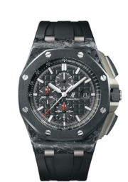 Audemars Piguet Royal Oak Offshore 44-26400AU.OO.A002CA.01 (Black Rubber Strap, Méga Tapisserie Black Index Dial, Black Ceramic Smooth Bezel) (26400AU.OO.A002CA.01)