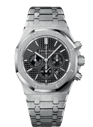 Audemars Piguet Royal Oak 41-26320ST.OO.1220ST.01 (Stainless Steel Bracelet, Grande Tapisserie Black Index Dial, Stainless Steel Smooth Bezel) (26320ST.OO.1220ST.01)