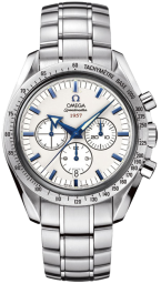 Omega Speedmaster Non-Moonwatch 42-321.10.42.50.02.001 (Stainless Steel Bracelet, Silver-toned Index Dial, Stainless Steel Tachymeter Bezel) (Omega 321.10.42.50.02.001)