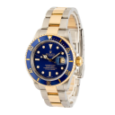 Rolex Submariner 40-11613 (Yellow Rolesor Oyster Bracelet, Blue Diver Dial, Blue Aluminum Bezel)