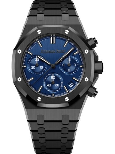 Audemars Piguet Royal Oak 41-26240CE.OO.1225CE.98 (Black Ceramic Bracelet, Blue Index Dial, Black Ceramic Smooth Bezel)