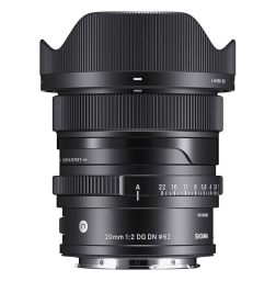 Sigma 20mm F2 DG DN | Contemporary Lens for Sony E (Sigma 490965)