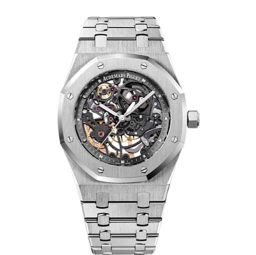 Audemars Piguet Royal Oak 39-15305ST.OO.1220ST.01 (Stainless Steel Bracelet, Transparent Sapphire Openworked Dot Index Dial, Stainless Steel Smooth Bezel) (15305ST.OO.1220ST.01)