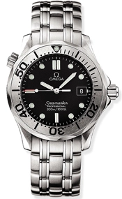 Omega Seamaster Diver 300M 41-2261.50.00 (Stainless Steel Bracelet, Black Dot Index Dial, Rotating Stainless Steel Bezel)