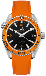 Omega Seamaster Planet Ocean 600M 42-232.32.42.21.01.001 (Orange Rubber Strap, Black Arabic/Index Dial, Rotating Orange Ceramic Bezel) (Omega 232.32.42.21.01.001)