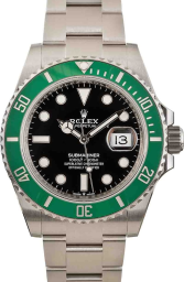 Rolex Submarine 41-126610LV (Oystersteel Oyster Bracelet, Black Diver Dial, Green Cerachrom Bezel)