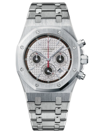 Audemars Piguet Royal Oak 39-26300ST.OO.1110ST.06 (Stainless Steel Bracelet, Grande Tapisserie Silver-toned Index Dial, Stainless Steel Smooth Bezel) (26300ST.OO.1110ST.06)