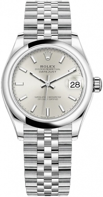 Rolex Datejust 31-278240 (Oystersteel Jubilee Bracelet, Silver Index Dial, Domed Bezel)