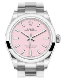 Rolex Oyster Perpetual 31-277200 (Oystersteel Oyster Bracelet, Candy-pink Index Dial, Domed Bezel) (m277200-0009)