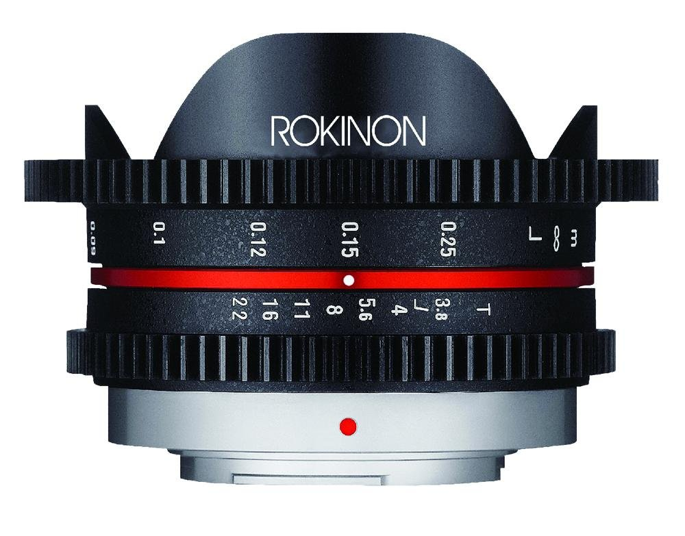 Rokinon 7.5mm T3.8 Compact Fisheye Cine Lens for Micro Four Thirds