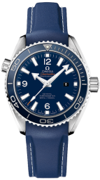 Omega Seamaster Planet Ocean 600M 37.5-232.92.38.20.03.001 (Blue Rubber Strap, Blue Arabic/Index Dial, Rotating Blue Ceramic Bezel) (Omega 232.92.38.20.03.001)