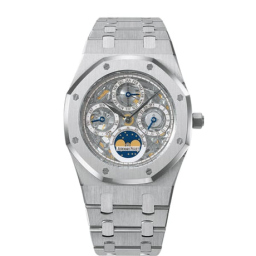 Audemars Piguet Royal Oak 39-25829PT.OO.0944PT.01 (Platinum Bracelet, Transparent Sapphire Openworked Dial, Platinum Smooth Bezel) (25829PT.OO.0944PT.01)