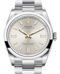 Rolex Oyster Perpetual 36-126000 (Oystersteel Oyster Bracelet, Silver Index Dial, Domed Bezel) (m126000-0001)