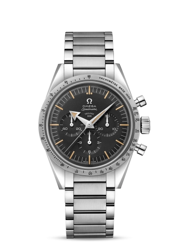 Omega Speedmaster Moonwatch 38.6-311.10.39.30.01.002 (Stainless Steel Bracelet, Black Index Dial, Stainless Steel Tachymeter Bezel)