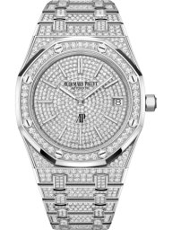 Audemars Piguet Royal Oak 39-16202BC.ZZ.1241BC.01 (Brilliant-cut Diamond-set White Gold Bracelet, Brilliant-cut Diamond-set White Gold Index Dial, Brilliant-cut Diamond-set Bezel) (16202BC.ZZ.1241BC.01)