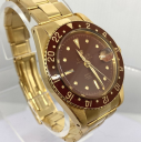 Rolex GMT-Master 38-6542 (Yellow Gold Oyster Bracelet, Brown Nipple Dial, Burgundy-Brown Bakelite Bezel)