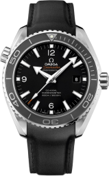 Omega Seamaster Planet Ocean 600M 45.5-232.32.46.21.01.003 (Black Rubber Strap, Black Arabic/Index Dial, Rotating Grey Ceramic Bezel) (Omega 232.32.46.21.01.003)