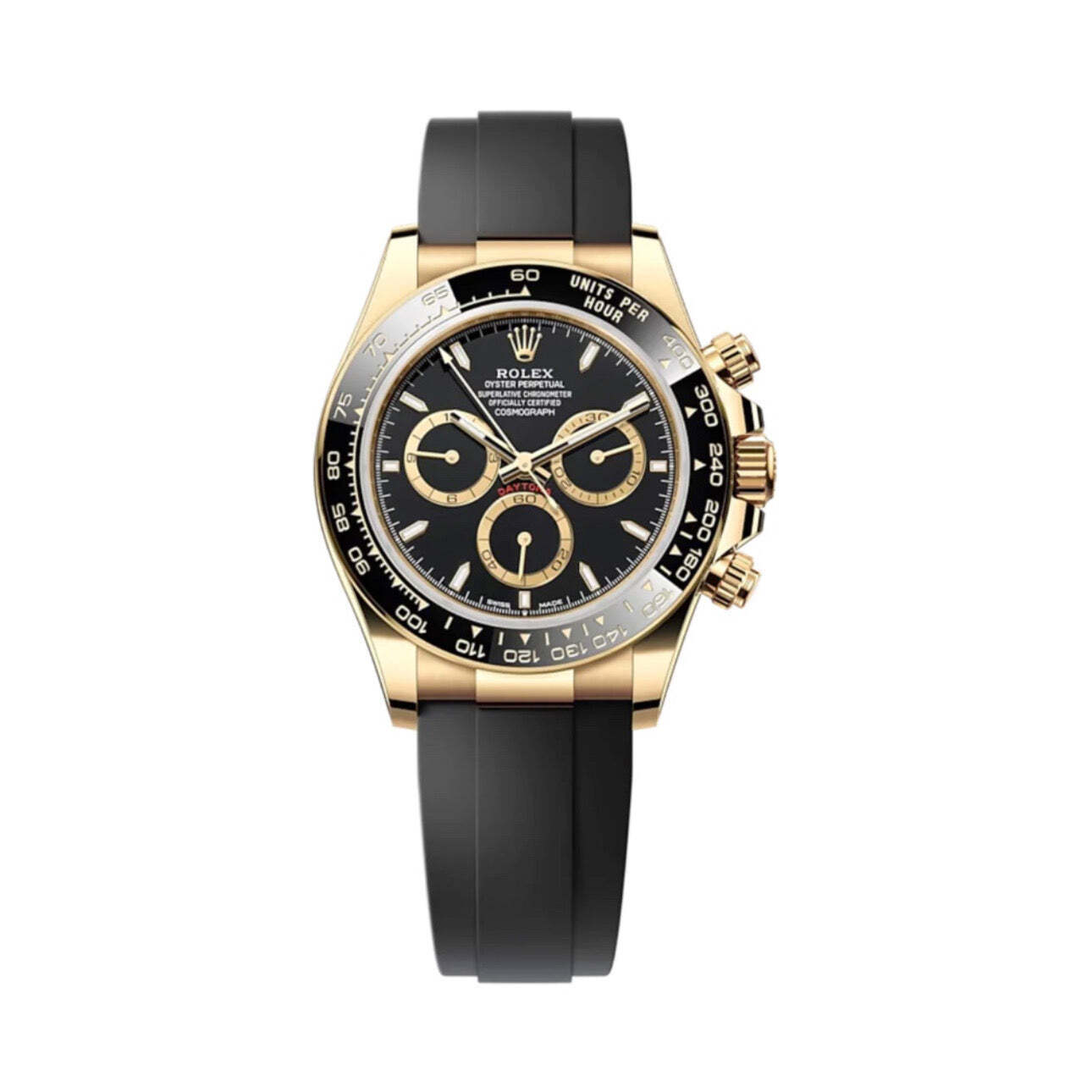 Rolex Daytona 126518 LN (Black Rubber Bracelet, Black Dial, Black Subdials)