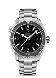 Omega Seamaster Planet Ocean 600M 45.5-232.30.46.21.01.006 (Stainless Steel Bracelet, Black Arabic/Index Dial, Rotating Grey Ceramic Bezel) (Omega 232.30.46.21.01.006)