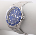 Rolex Submariner 40-16610 (Oystersteel Oyster Bracelet, Blue Diver Dial, Blue Aluminum Bezel)