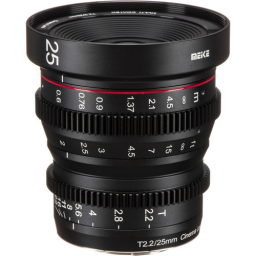 Meike Mini Prime 25mm T2.2 Cine Lens for Micro Four Thirds (MK25F2.2M4/3)