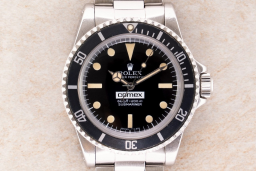 Rolex Submariner 40-5514 (Oystersteel Oyster Bracelet, Black Diver Dial, Yellow Hands/Hour Markers, Black Aluminum Bezel)