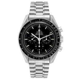 Omega Speedmaster Moonwatch 42-3592.50.00 (Stainless Steel Bracelet, Black Index Dial, Black Tachymeter Bezel) (Omega 3592.50.00)