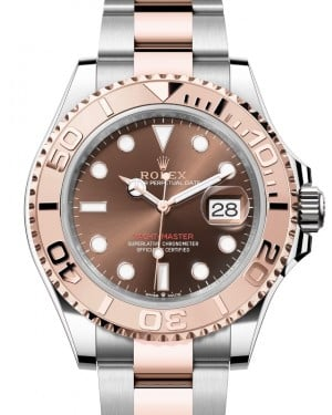 Rolex Yacht-Master 40-126621 (Everose Rolesor Oyster Bracelet, Chocolate Diver Dial, Everose Gold Graduated Bezel)