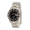 Rolex Submariner 40-16610T (Oystersteel Oyster Bracelet, Black Diver Dial, Black Aluminum Bezel)