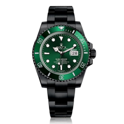 Rolex Submariner 40-116610LV (PVD/DLC Oystersteel Oyster Bracelet, Green Diver Dial, Green Cerachrom Bezel)