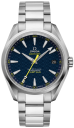 Omega Seamaster Aqua Terra 150M 41.5-231.10.42.21.03.004 (Stainless Steel Bracelet, James Bond Spectre Blue Index Dial, Stainless Steel Bezel) (Omega 231.10.42.21.03.004)