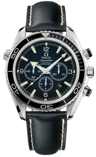 Omega Seamaster Planet Ocean 600M 42-2910.50.81 (Black Rubber Strap, Black Arabic/Index Dial, Rotating Black Ceramic Bezel)