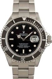 Rolex Submariner 40-16610T (Oystersteel Oyster Bracelet, Black Diver Dial, Black Aluminum Bezel)