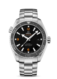 Omega Seamaster Planet Ocean 600M 45.5-232.30.46.21.01.005 (Stainless Steel Bracelet, Black Arabic/Index Dial, Rotating Grey Ceramic Bezel) (Omega 232.30.46.21.01.005)