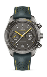 Omega Speedmaster Non-Moonwatch 44.25-311.92.44.51.99.001 (Micro-perforated Black Leather Strap, Matte-grey Titanium Index Dial, Black Tachymeter Bezel) (Omega 311.92.44.51.99.001)