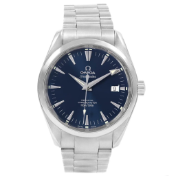 Omega Seamaster Aqua Terra 150M 39.2-2503.80.00 (Stainless Steel Bracelet, Blue Index Dial, Stainless Steel Bezel) (Omega 2503.80.00)