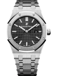 Audemars Piguet Royal Oak 33-67650ST.OO.1261ST.01 (Stainless Steel Bracelet, Grande Tapisserie Black Index Dial, Stainless Steel Smooth Bezel) (67650ST.OO.1261ST.01)